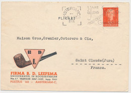 Firma Briefkaart Amsterdam 1951 - Rookartikelen - Pijp - Unclassified