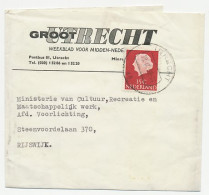 Em. Juliana Drukwerk Wikkel Utrecht - Rijswijk 1969 - Unclassified