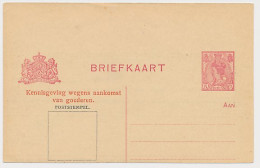 Spoorwegbriefkaart G. NS103-I C - Sterk Versneden - Bovenrand - Postal Stationery