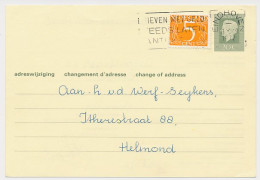 Verhuiskaart G. 37 Eindhoven - Helmond 1972 - Postwaardestukken