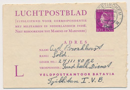 Luchtpostblad G. 1 A Doetinchem - Tjililitan Ned. Indie 1948 - Postwaardestukken