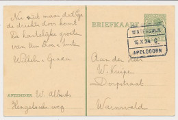 Treinblokstempel : Winterswijk - Apeldoorn C 1934 - Unclassified