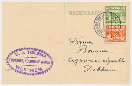Briefkaart Westhem 1940 - Fourages - Koloniale Waren - Ohne Zuordnung