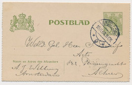 Postblad G. 11 Locaal Te Amsterdam 1908 - Firma Blinddruk - Postwaardestukken