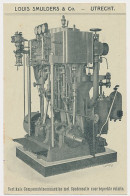Firma Briefkaart Utrecht 1913 - Stoommachine - Non Classés