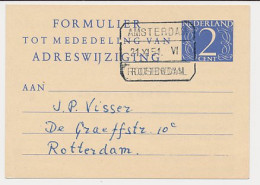 Treinblokstempel : Amsterdam - Roosendaal / Rotterdam VI 1951 - Ohne Zuordnung