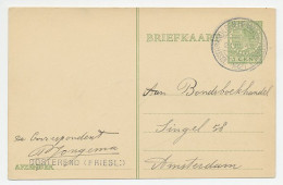 Briefkaart Oosterend - Amsterdam 1927 - Naamstempel - Non Classés