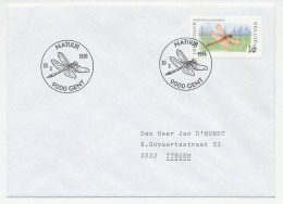 Cover / Postmark Belgium 1996 Dragonfly  - Autres & Non Classés