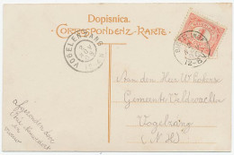 Kleinrondstempel Biezelinge 1908 - Non Classés