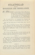 Staatsblad 1922 : Spoorlijn Roermond - Kapellerpoort - Documents Historiques