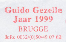 Meter Cut Belgium 1999 Guido Gezelle - Poet - Priest - Schriftsteller