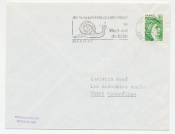 Cover / Postmark France 1978 Snail - Sonstige & Ohne Zuordnung