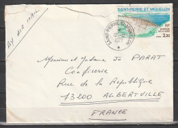 Lettre De St Pierre&Miquelon De12/12/1977 TP Yv:452 - Briefe U. Dokumente