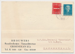 Firma Briefkaart Groenekan 1956 Boomkwekerij - Tuinarchitectuur - Non Classés