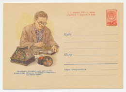 Postal Stationery Soviet Union 1960 Palekh Painting - Papier-mache - Otros & Sin Clasificación