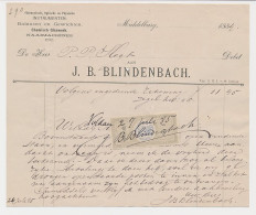 Nota Middelburg 1884 Optische Instrumenten - Balansen Etc. - Pays-Bas