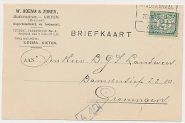 Firma Briefkaart Gieten 1914 - Exportslachterij - Veehandel - Non Classés
