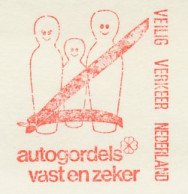 Meter Cut Netherlands 1985 Traffic Safety - Seatbelts - Other & Unclassified