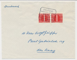 Treinblokstempel : Delfzijl - Groningen E 1950 - Non Classés