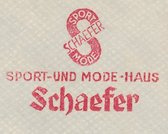 Meter Cover Deutsches Reich / Germany 1936 Sports And Fashion House - Sonstige & Ohne Zuordnung