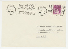Cover / Postmark Czechoslovakia1961 Collect Mushrooms - Champignons