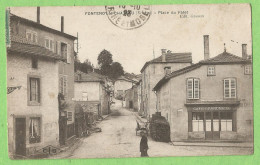 HA0005  CPA  FONTENOY-le-CHATEAU (Vosges) Place Du Pâtet  -  CAFE GRANDMAIRE ...   +++++ - Otros & Sin Clasificación