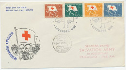 Cover / Postmark Netherlands Antilles 1958 Red Cross - Cruz Roja