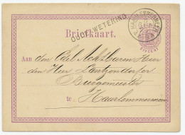 Naamstempel Oude - Wetering 1877 - Lettres & Documents