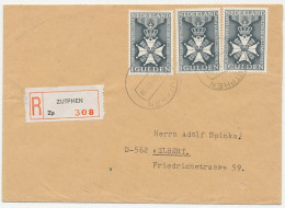 Em. Militaire Willemsorde 1965 Aangetekend Zutpen - Duitsland - Ohne Zuordnung