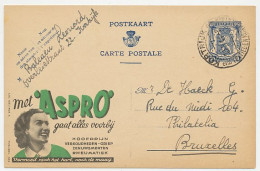 Publibel - Postal Stationery Belgium 1944 Medicine - Aspro - Apotheek
