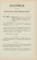 Staatsblad 1866 - Betreffende Postkantoor Hengelo - Briefe U. Dokumente