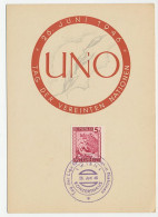 Card / Postmark Austria 1946 Inited Nations Day - ONU