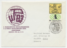 Cover / Postmark Hungary 1983 Microcomputer Chess Championship - Non Classés