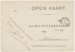 Naamstempel Eenrum 1888 - Lettres & Documents