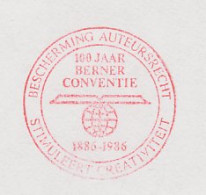 Meter Cut Netherlands 1986 100 Years Berner Convention - Copyright Law - Non Classificati