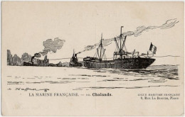 LA MARINE FRANCAISE. 10. Chalands - Other & Unclassified