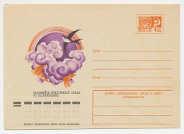 Postal Stationery Soviet Union 1966 Bird - Swallow - Otros & Sin Clasificación