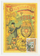 Maximum Card Italy 1996 Postal Calendar - Autres & Non Classés