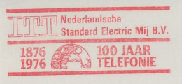 Meter Cut Netherlands 1976 100 Years Of Telephony 1876-1976 - Télécom