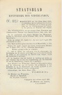 Staatsblad 1905 : Beveiliging Spoorwegbrug Velsen - Documenti Storici