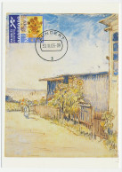 Maximum Card Netherlands 2003 Vincent Van Gogh - Shelter On Montmartre With Sunflowers - Autres & Non Classés