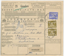 Em. Duif Pakketkaart Ginneken - Duitsland 1943 - Unclassified