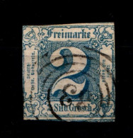 Thurn & Taxis 30 Gestempelt Typischer Taxisschnitt, 2seitig Berührt #GQ499 - Used