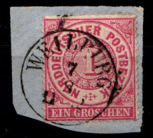 Norddeutscher Bund 16 Gestempelt Weilburg #GU781 - Used