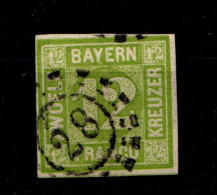 Bayern 12 Gestempelt OMr 28, Gut Geschnitten, Pracht #GU909 - Afgestempeld