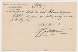 Firma Briefkaart Zuidhorn 1894 - Kwekerij - Zaadhandel - Unclassified