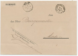 Kleinrondstempel Hooge Zwaluwe 1897 - Zonder Classificatie