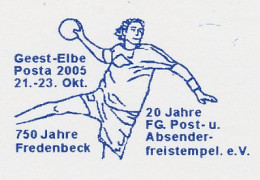 Meter Proof / Test Strip Germany 2005 Handball - Otros & Sin Clasificación