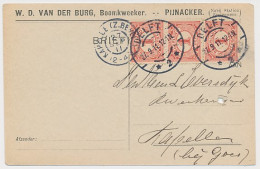 Firma Briefkaart Pijnacker 1911 - Boomkweker - Zonder Classificatie