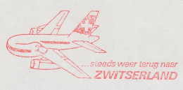 Meter Cut Netherlands 1981 Airplane - Switzerland - Vliegtuigen
